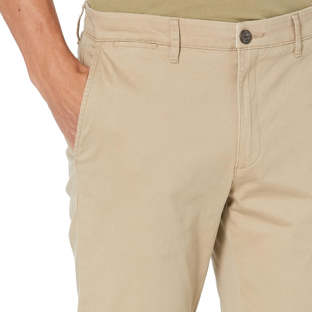 35x26 Tan Amazon Essentials Men's Skinny-Fit Washed Comfort Stretch Chino Pant